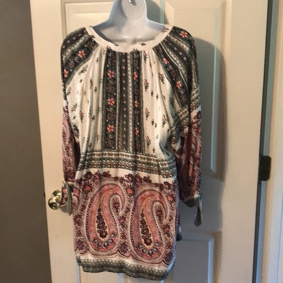 Paisley Print Top XL NWT - Picture 2 of 6